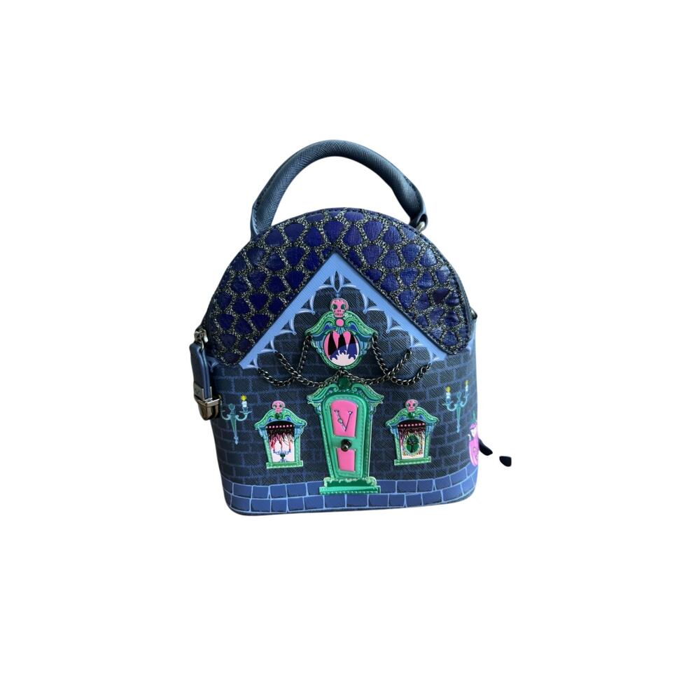 Vendula London Cat Dracula’s Haunted Hse 
 Mini Backpack Halloween Gothic Bag